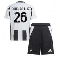 Juventus Douglas Luiz #26 Fotballklær Hjemmedraktsett Barn 2024-25 Kortermet (+ korte bukser)